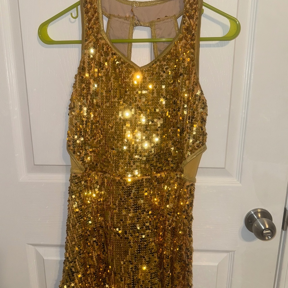 Gold Glitter Costume